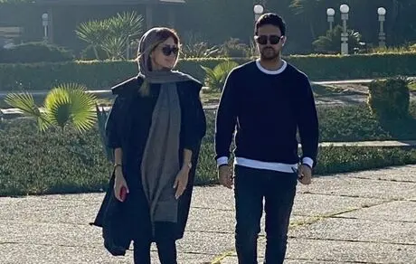 شاهرخ استخری و همسرش در شمال + عکس