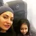 مهناز افشار و دخترش در هواپیما + عکس