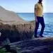 پویا امینی در لب دریا + عکس