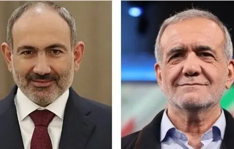 پاشینیان و پزشکیان با یکدیگر دیدار می‌کنند