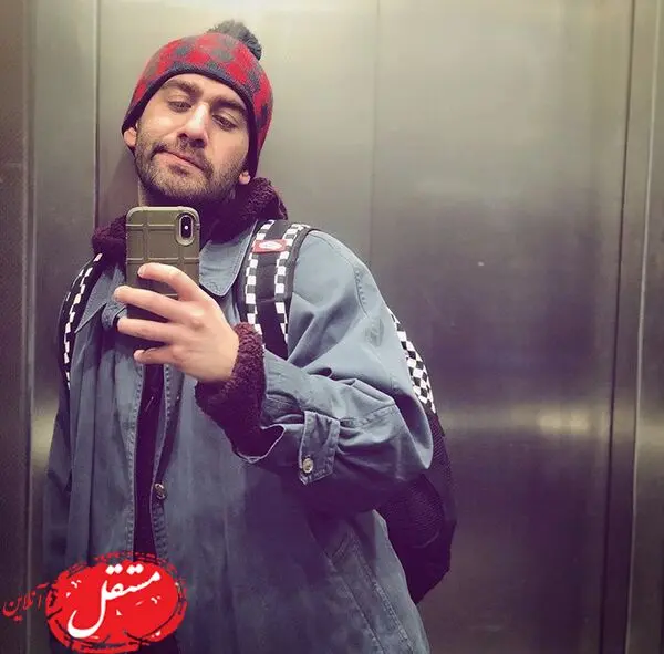 سلفی آقای خندوانه در آسانسور + عکس
