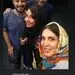 مجری ممنوع التصویر درکنار زوج مشهور سینما +  عکس 