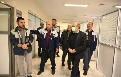 بازدید رئیس هیات عامل ایمیدرو از مرکز تحقیقات فرآوری مواد معدنی ایران