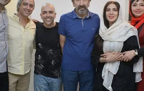 امیر کربلایی زاده در کنار مجری ممنوع التصویر + عکس