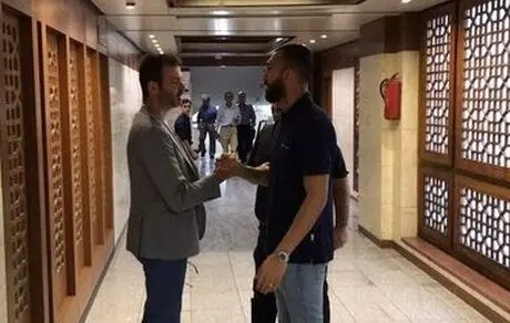 چشمی و استقلال به هم رسیدند + عکس 