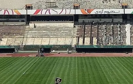 کابل‌های ورزشگاه آزادی را دزدیدند، ورزشگاه برق ندارد 