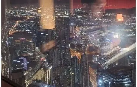 عکسی جالب از بهرام رادان در دبی