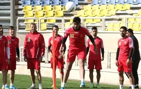 برگزاری آخرین تمرین پرسپولیس پیش از دیدار با صنعت نفت آبادان