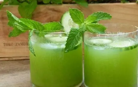 دستور تهیه شربت تابستانی  سکنجبین و خیار