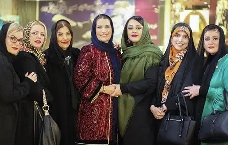 دورهمی مژده لواسانی با خانم های بازیگر + عکس