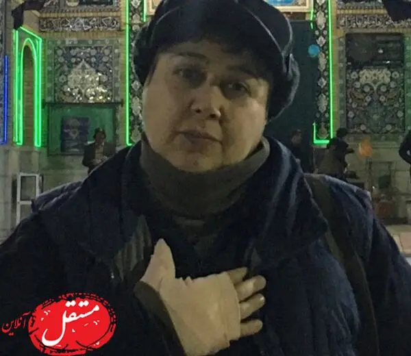 شهره لرستانی در حرم مطهر + عکس