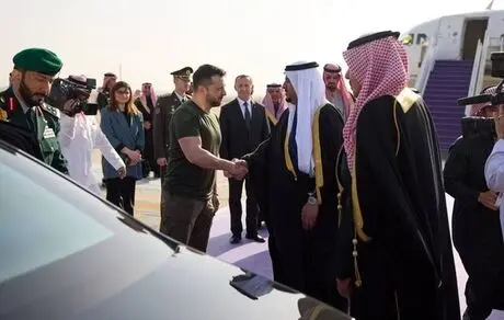 زلنسکی در عربستان!