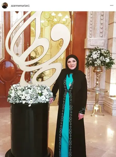 خاطره بازی همسر علی معلم با جشن حافظ +عکس