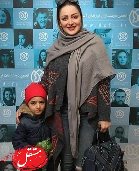 شیلا خداداد و پسرش در یک مراسم + عکس