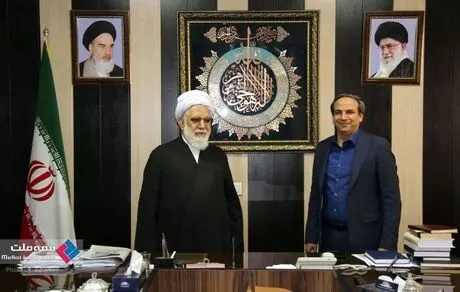 مدیرعامل بیمه ملت با آیت الله اختری دیدار کرد 