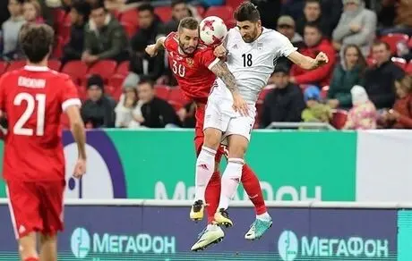 ایران مقابل روسیه سفید می‌پوشد