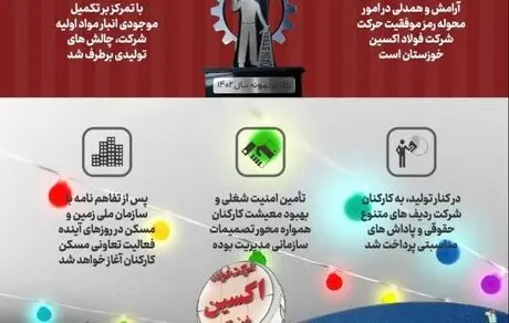 مهندس محمدی: آرامش و همدلی در امور محوله رمز موفقیت حرکت شرکت فولاد اکسین خوزستان است