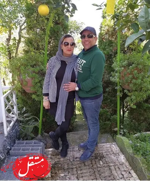 کمدین مشهور و همسرش + عکس