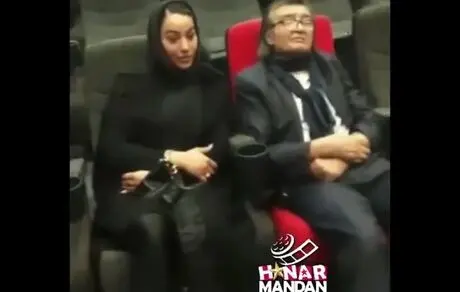 همسر رضا رویگری در مراسم بزرگداشت شوهرش