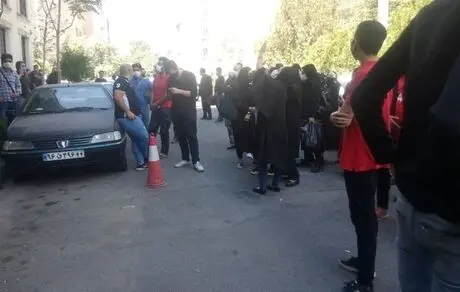 شعار هواداران ناراضی علیه سرپرست پرسپولیس +عکس