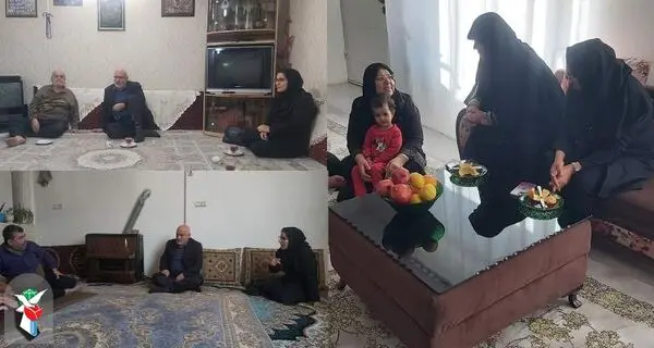 مدیران بنیاد و بیمه دی استان قزوین با خانواده‌های شهدا و ایثارگران دیدار کردند