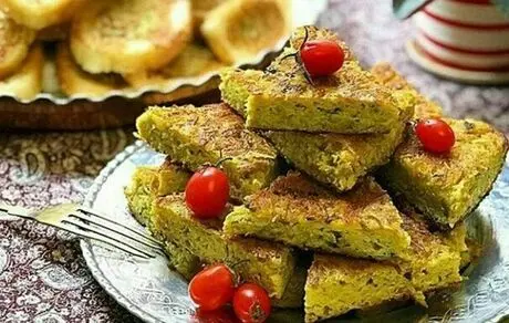 
۲ طرز تهیه کوکو لوبیا سبز تبریزی مجلسی با پنیر پیتزا و بدون پنیر پیتزا