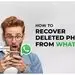 نحوه بازیابی تصاویر در واتساپ