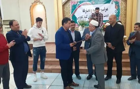 پدر سردار آزمون رئیس هیات والیبال گنبد شد
