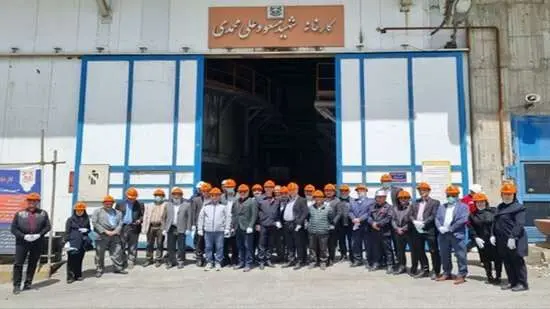 بازدید اعضای کمسیون معادن و صنایع معدنی اتاق ایران و هیأت نمایندگان اتاق بازرگانی، صنایع، معادن و کشاورزی تبریز از مجتمع مس سونگون