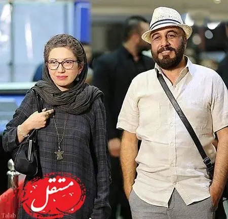 رضا عطاران و همسرش + عکس