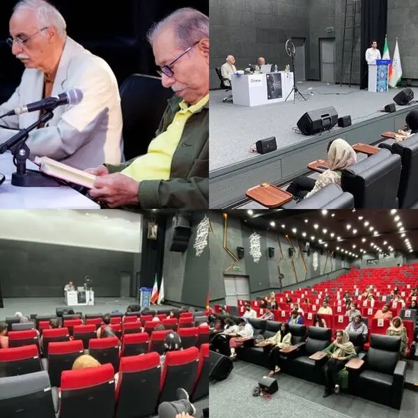 دومین «مستر کلاس» با حضور علی نصریان و جمعی از هنرمندان در کوشک باغ هنر برگزار شد 