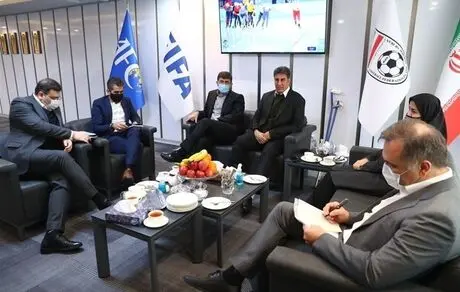 اولین روز کاری سرپرست جدید فدراسیون فوتبال