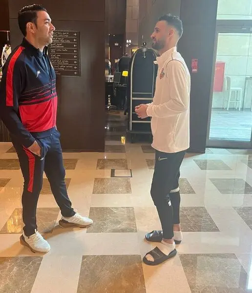 دیدار احمد نوراللهی و جواد نکونام + عکس