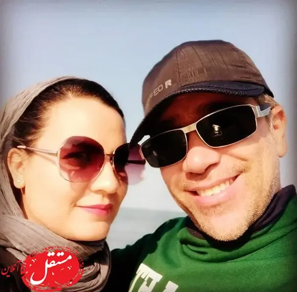 کمدین معروف و همسرش + عکس