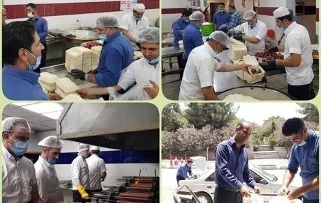 اقدامات اولیه چادرملو برای کمک رسانی به مصدومان و مسافران قطار حادثه دیده در مسیر مشهد به یزد