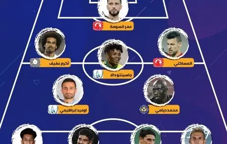  امید ابراهیمی در تیم منتخب هفته لیگ ستارگان قطر 