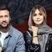 بوسه عاشقانه شاهرخ استخری با همسرش + عکس