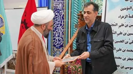 تقدیر مدیرعامل شرکت مس سونگون آذربایجان از امام جمعه شهرستان ورزقان