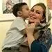 ماهچره دوست داشتنی و زیبا با پسرش + عکس