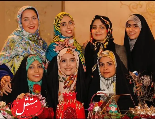 دوستان خانم مجری در تولدش + عکس