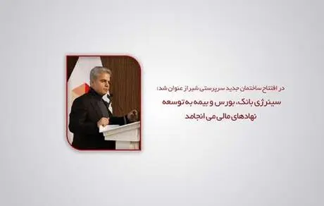سینرژی بانک، بورس و بیمه به توسعه نهادهای مالی می انجامد