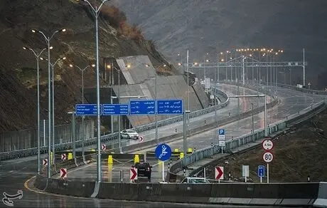 آزادراه تهران-شمال بازگشایی شد