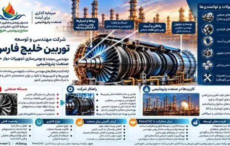 پورتفوگراف | از بازمهندسی تجهیزات دوار تا توسعه توان ساخت داخلمعرفی شرکت مهندسی و توسعه توربین خلیج فارس