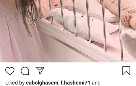 خواب راحت دخترکوچولوی شاهرخ استخری + عکس