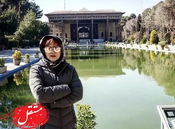 کمند امیر سلمانی در چهل ستون معروف + عکس