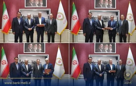 انتصاب مدیران جدید چهار منطقه امور شعب / اکبری: چابک‌سازی و بهره‌وری، اولویت بانک ملی ایران است
