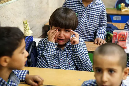 روز اول مهر و ترس کودکان از جدایی از والدین + عکس