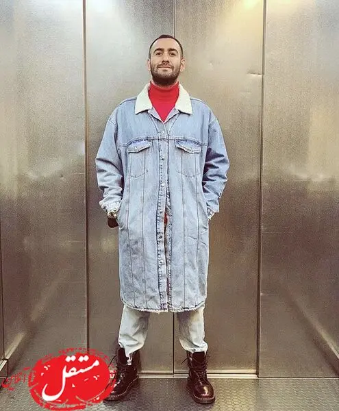 آقا نیمای خندوانه در آسانسور + عکس