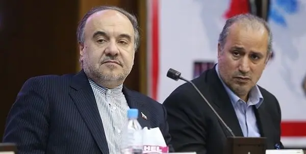 دیدار تاج با وزیر ورزش بعد از نشست هیات رئیسه فدراسیون فوتبال