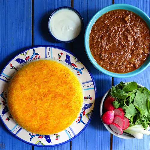 خورشت شش‌انداز بادمجان + طرز تهیه